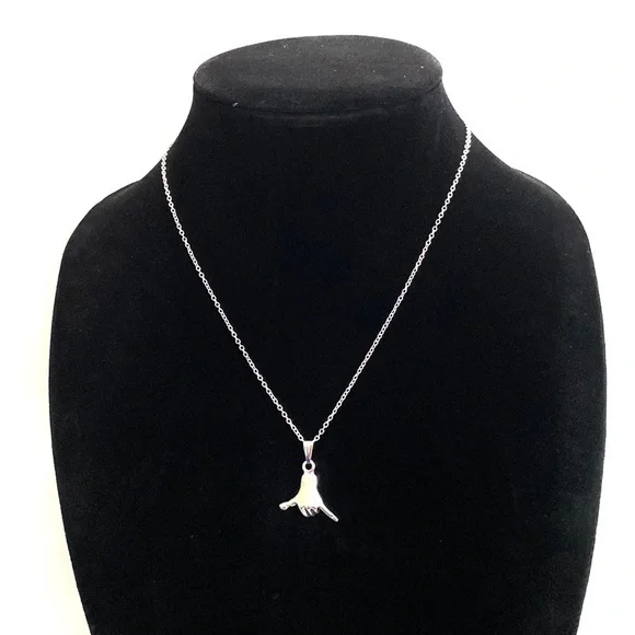 Surfing Shaka Sign Necklace Hang Loose May Be Personalized - Picture 3 of 8